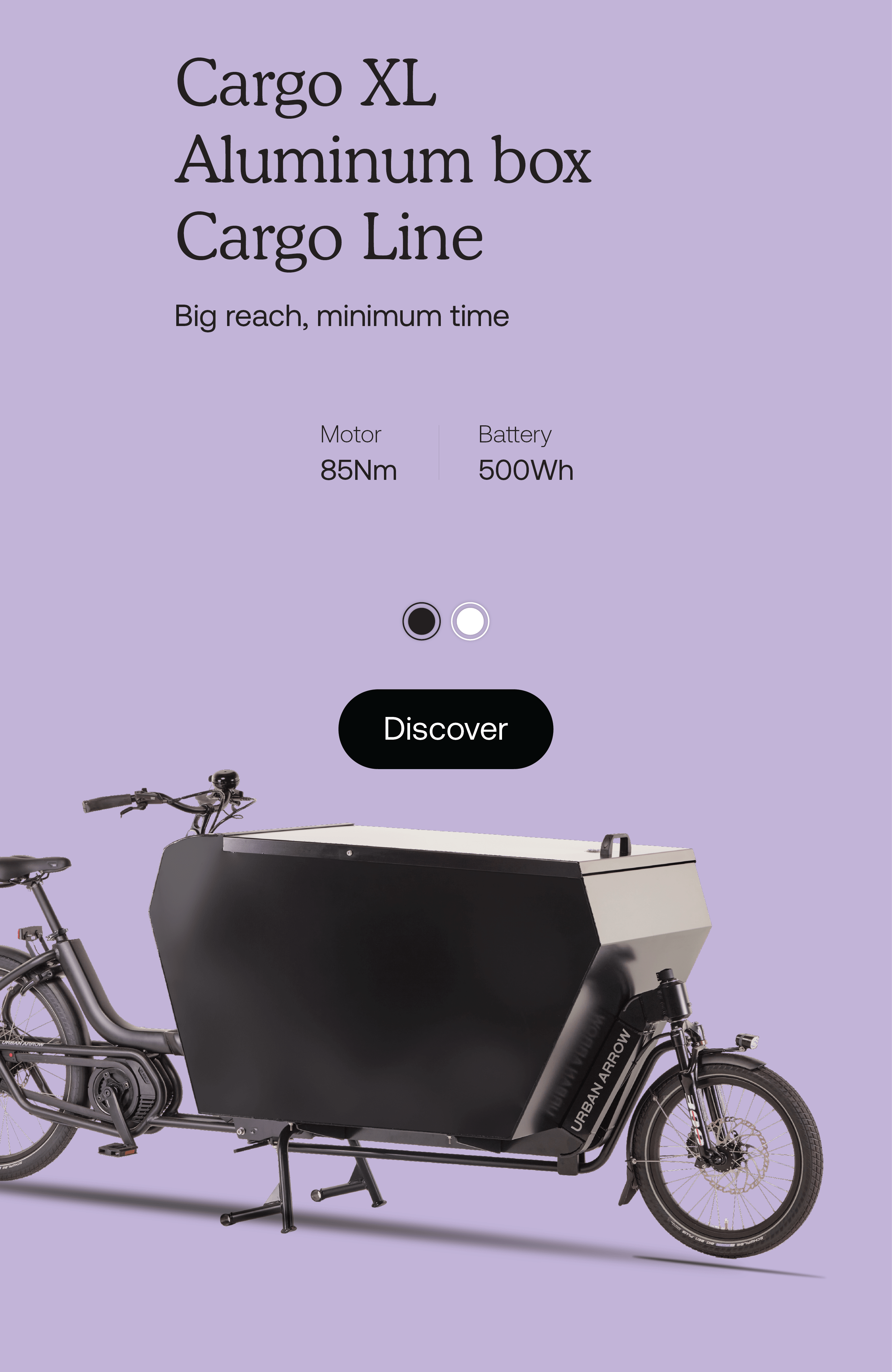 Urban Arrow Cargo The Professional Electric Cargo bike